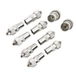 10pcs (5 x Male, 5 x Female) Aerial Coaxial Cable Connectors Adaptor P8W73920