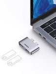 UGREEN Hub USB C vers 2 Ports Type A 3.1 10Gbps Super Vitesse Transfert Coque en Aluminium Compatible avec Macbook Pro Air M2 M1