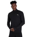 PUMA Run Favorite Zip 1/4 M T-Shirt Performance Homme, Noir, XL