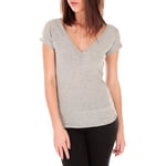 T-shirt By La Vitrine  T-shirt dos cache coeur 017 Gris