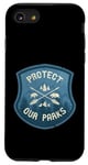 iPhone SE (2020) / 7 / 8 Protect Our Parks National Parks Vintage Retro Badge Case