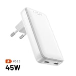 Fixed Slim Gan 90 2xusb-c 45w Laturi