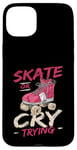 Coque pour iPhone 15 Plus Design de roller pour homme et femme Roller Derby