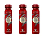 3X Old Spice Deep Sea Men's Body Spray -ocean breeze scent 48H Fresh