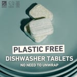 Homethings, 40 Eco-Friendly Dishwasher Tablets, Eco 3-in-1 Dishwasher Tabs, No &