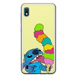 ERT GROUP Coque de téléphone Portable pour Samsung A10 Original et sous Licence Officielle Disney Motif Stitch 015 Parfaitement adapté à la Forme du téléphone Portable, Coque en TPU