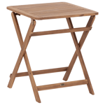 Table de Jardin Moderne en Bois d'Acacia Certifié Extérieur Paraggi