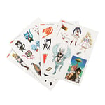 Grupo Erik - Gadget Decals Fairy Tail | Lot de 38 Autocollants | Stickers pour Ordinateur Portable, Smartphone, Tablette, Console