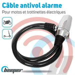 Beeper - Antivol câble avec alarme 110 dB - 80 cm