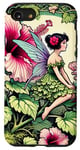 Coque pour iPhone SE (2020) / 7 / 8 Rose de Sharon Hibiscus Fairy Goddess