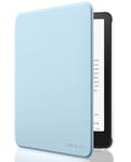 MoKo Case for All-new 7" Kindle Paperwhite (12th Generation-2024) and Kindle Colorsoft Signature Edition 2024, Lightweight Shell Cover with Auto Wake/Sleep for Kindle Paperwhite 2024, Sky Blue