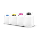 4x Toner de Rechange + Puces pour Canon Ir-C 1021 1022 1028 C-Exv 26 CEXV26 CMYK