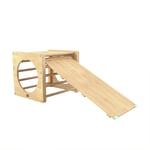 TP Toys Wooden Climbing Cube with Slide