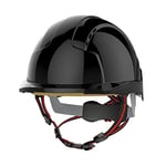 JSP EVOLite Skyworker Black Industrial Climbing Helmet (AJS260-001-100)