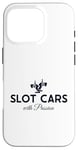 Coque pour iPhone 16 Pro Slot Cars avec fente pour mini voiture RC