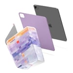 tomtoc Smart Folio Housse pour 2024 Nouveau 11" iPad Air M2, 10,9" iPad Air 5/4, 11" iPad Pro 4/3/2/1 M2, Couverture de cas Magnétique avec Couvercle de Protection pour Pencil,Repos/Réveil automatique