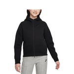 Nike Tech Fleece Fullzip Ls Veste pour enfant Black/Black/Black 7/8 ans