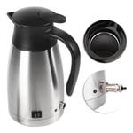 1000ML Stainless Steel Electric In Car Kettle Safe Travel Bottle UK