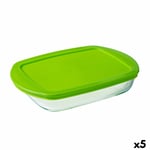 Rectangular Lunchbox with Lid Pyrex Prep&store Px Green 1,6 L 28 x 20 cm Glas