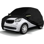 Bâche Voiture Étanche Compatible avec Smart Fortwo W451 W453 2016-2024, Housse de Protection Voiture Extérieur Respirante Contre Pluie Soleil