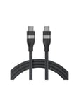 Anker USB-C to USB-C Cable (1.8m 240W Upcycled-Braided) - Black