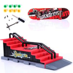 Fingerboard Ramp Tillbehör Set, Fingerboard Skate Park Kit Ramp Finger Skateboards Träning Props För Barn