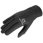 Salomon Cross Warm Glove, Gants d'Hiver Unisexes avec Tissus pour écran Tactile, Parfaits pour le Ski et le Snowboard, Noir/Black, Small
