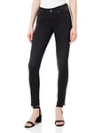 Replay women's jeans New Luz skinny fit Hyperflex Hyper Cloud with stretch, black (Black 098), 30W / 28L