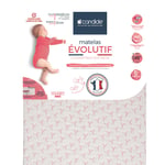 Candide Matelas évolutif déhoussable BLANC