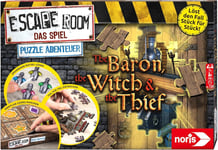 Noris 606101976 Escape Room The Baron, The Witch & The Thief Adventure-Family a