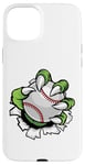 iPhone 15 Plus Monster or animal claw holding Baseball Ball Case