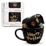 Harry Potter Tasse, Coffret Cadeau Mug Gryffindor Tasse et Chaussettes (Hogwarts)