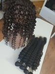 12A BRAZILIAN VIRGIN HUMAN HAIR 34+36+38+40&22 LACE 360 FRONTAL DEEP WAVES 490g