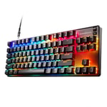 SteelSeries Apex 9 TKL - Mechanical Gaming Keyboard – Optical Switches – 2-Point Actuation – Compact Esports Tenkeyless Form Factor – Hotswappable Switches - Nordic QWERTY Layout