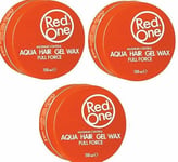 3 x  Red One ORANGE  Aqua Hair Wax  150ml  ( 3 piece offer) UK SELLER