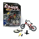 Legering Mini Fingercykel BMX Barnleksaker Barn Pojkar Finger Scooter Nyhet Gag Racing Leksak Fingerboard Brinquedos Present Röd