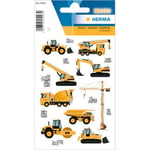 Herma stickers Magic construction vehicles foil (1) 10st