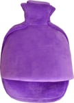 Vagabond Purple Fleece Single Pouch 2 Litre Hot Water Bottle Foot Warmer