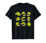 Rugrats Iconic Reptar Heads Different Emotions Group Shot T-Shirt