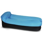 Chaise Longue Gonflable Portable Air Beds Sleeping Sofa Couch Pour Voyager Camping Beach Backyard, Rose