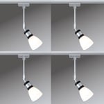 4er Set Paulmann Urail Système de Spot LED Titurel II Incl. 4x2, 2W G9 Chrome