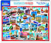 White Mountain Snapshots of Europe 1000 piece jigsaw puzzle  760mm x 610mm