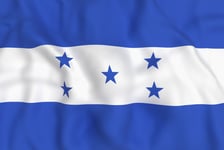 Honduras flag waving