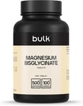 Bulk Magnesium Bisglycinate Tablets, 500 Mg, Pack of 60, 60 Servings, Packaging 