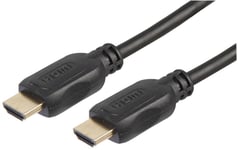 PRO SIGNAL Premium High Speed HDMI Lead Male to Male Gold Contacts 10m Black