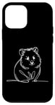 iPhone 12 mini Quokka Small Marsupial Line Art Mammal Art Zoologist Case