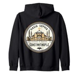 Hagia Sophia Constantinople Byzantium Souvenir Memorabilia Zip Hoodie