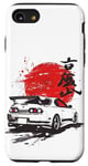 Coque pour iPhone SE (2020) / 7 / 8 Retro JDM Japan Domestic Market Drift Racing Car Legend