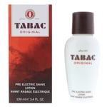 Tabac Mens Original Pre Electric Shave Lotion 100ml For Him - One Size