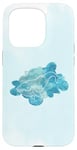 Coque pour iPhone 15 Pro Jolie Baleine Bleu Aquarelle Océan